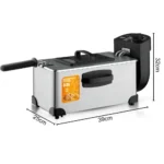 Medidas Freidora Electrica 3.5L Cocina Ricuritas De Marieu