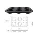 Medidas Molde 6 Unidades CupCake Acero Inoxidable Ricuritas De Marieu