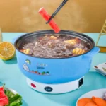 Olla Electrica Azul Multifunción Freir Ricuritas De Marieu