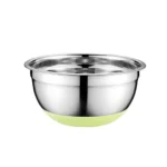 Bowl Acero Inoxidable Base Verde 2 Litros Ricuritas De Marieu