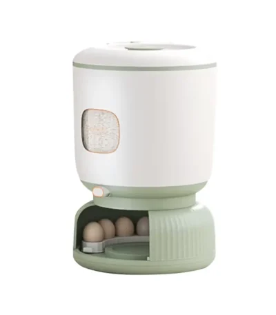 Dispensador De Menestra, Arroz y Huevo Automatico Sellado Antihumedad Giratorio Ricuritas De Marieu