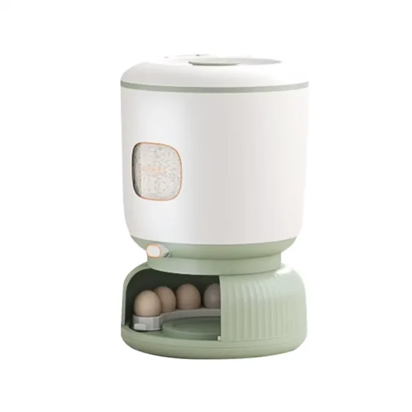 Dispensador De Menestra, Arroz y Huevo Automatico Sellado Antihumedad Giratorio Ricuritas De Marieu