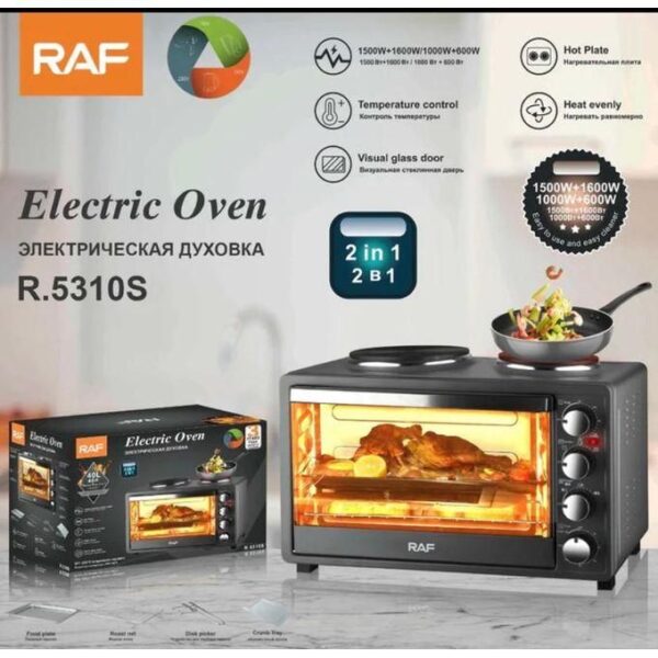 Horno Electrico 30L Raf 2 En 1 R.5310S