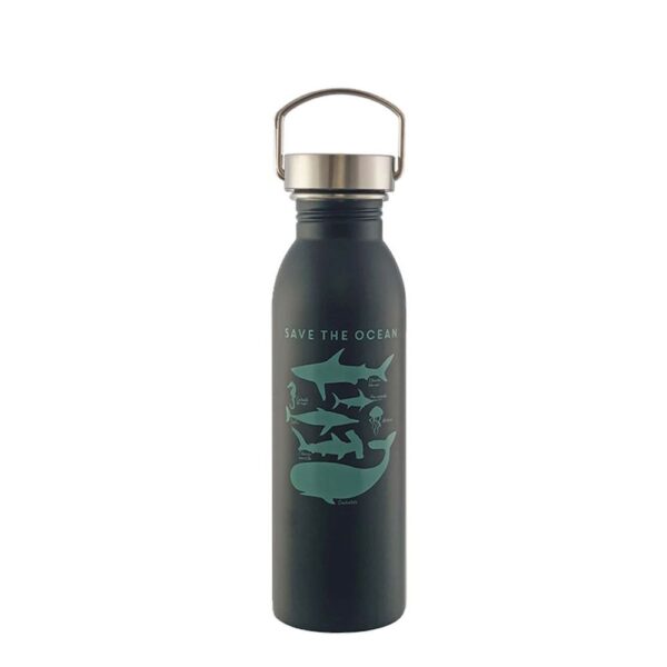 Botella De Acero Ocean 700Ml Negro
