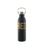 Botella De Acero Planet 700Ml Negro