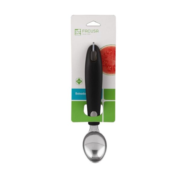 Cuchara P/Helado Elegant M/P Ne Blister - Facusa