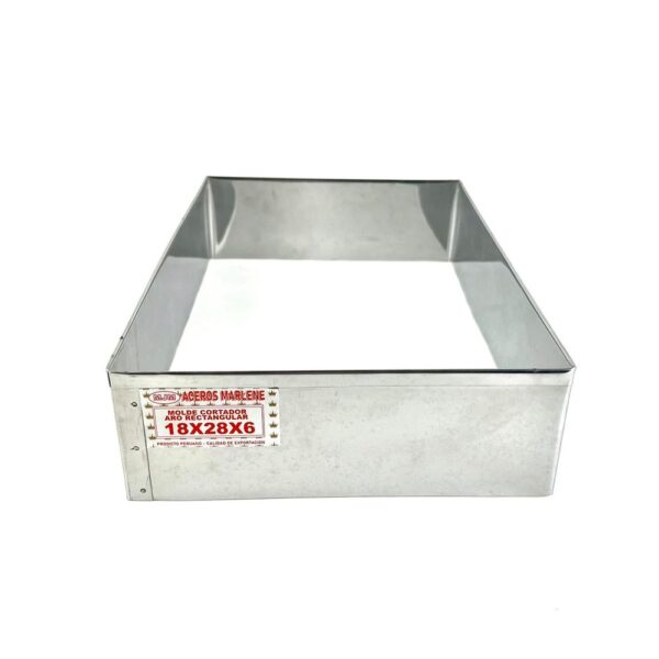Molde Cortador Aro Rectangular A/I 18X28X6
