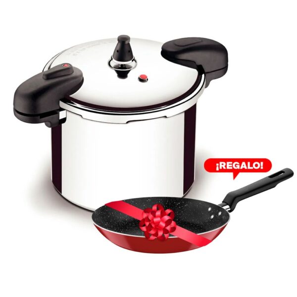 Olla a Presión 10 Lt Valencia + Regalo Sartén 28 c/E