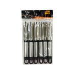 Set De 6 Pelapapa Mango Metalico - Ichimatsu