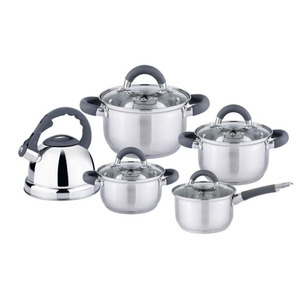 Set Minerva X 10Pz(Cace16-Olla 18/22/24 T/V-Tetera2.5) - Facusa