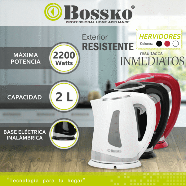 Hervidor Bossko 2L