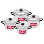 Set Ollas x4 Pzas t/encaje - Reyna