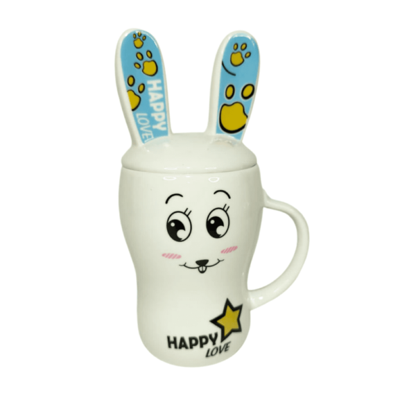 Taza De Conejo Con Tapa