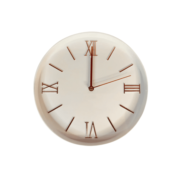 Reloj De Pared Estilo Moderno Blanco