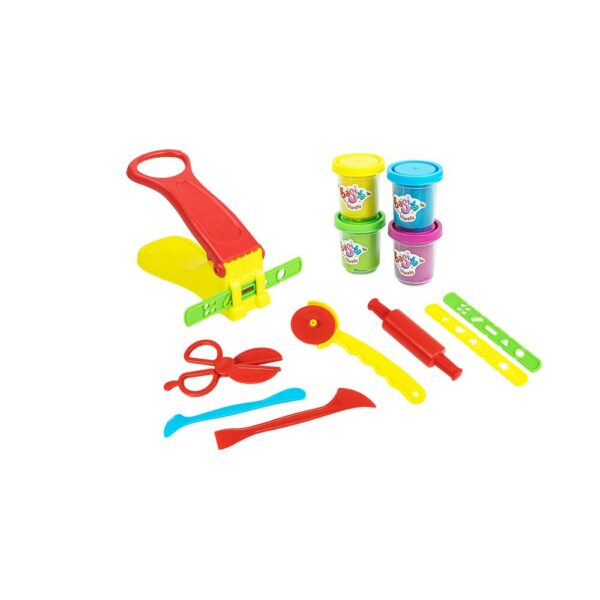 Set De Plastilina Prensa Figuras Basita Blanda