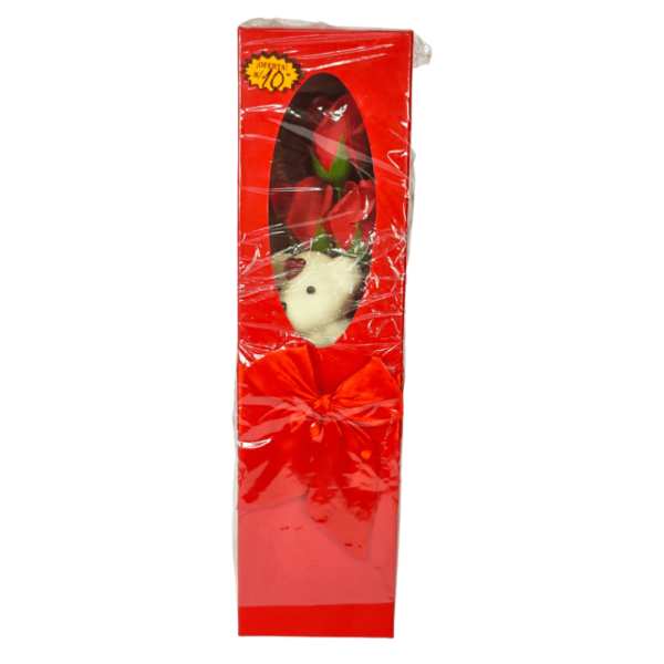 Mini Oso De Peluche Con Rosas