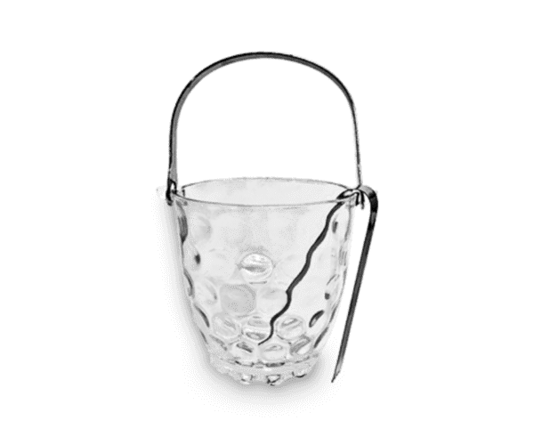 Hielera De Vidrio C/ Pinza De Metal