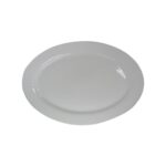 Fuente Loza Oval 10" Blanco
