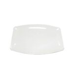 Fuente Loza 10" Rectang.Blco