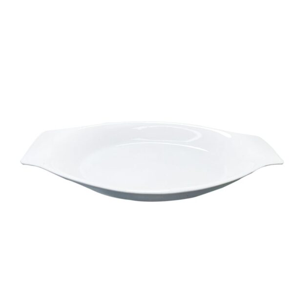 Fuente Loza 12" Oval. Blco