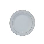 Plato Tendido Loza 9" Filo de Oro