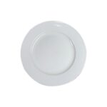 Plato Tendido Loza 9" Blanco Hotelero Uysa
