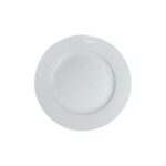 Plato Tendido Loza 7.5" Blanco Hotelero Uysa