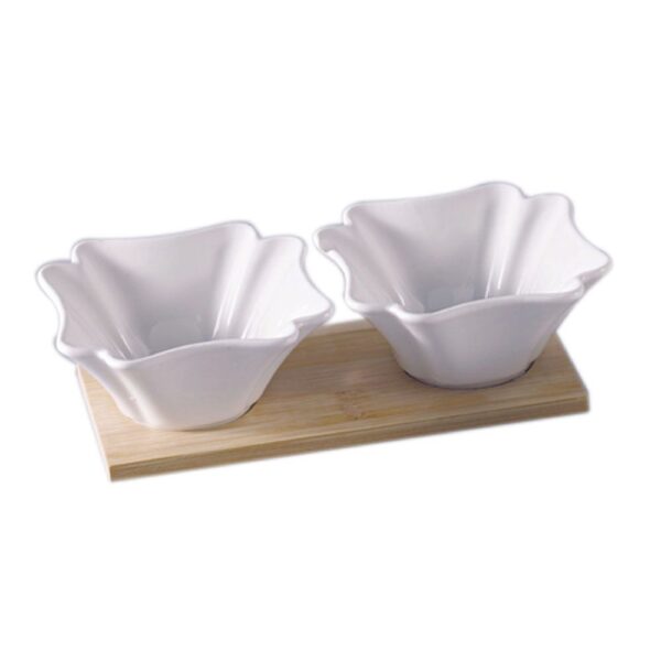 Set De 2 Bolos Semi Cuadrado 9.5*9.5*4.3 Cm