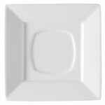 Plato Te 14 Cm Zen Cuad.Blco - Vajillas Corona