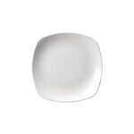 Plato Tendido Loza Cuad.9.5" Blanco T/Oslo (24#) - Ichimatsu