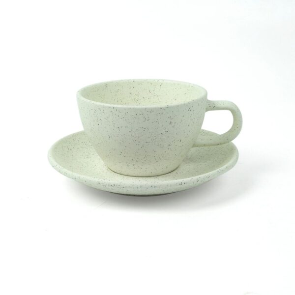 Taza c/Plato Te Marfil 300Ml