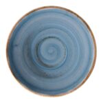 Plato Cafe Capuccino 16.3 Cm Artisan Azul - Vajillas Corona