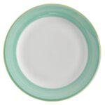 Plato Pando 16.2 Cm Calypso Verde - Vajillas Corona