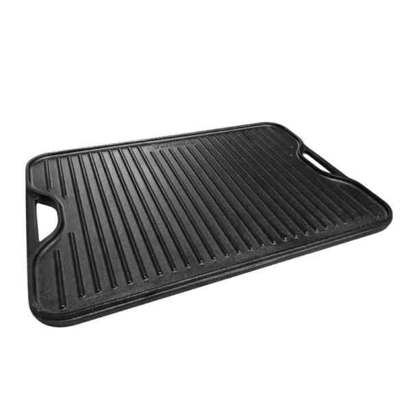 Plancha Asadora Curada Reversible Rectang.50X35 Cm - Victoria