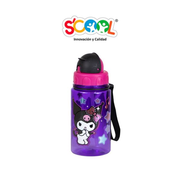 Botella Petg Chica Kuromi 350 ml