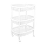 Canasta Movil Oval Blanco - Rimax