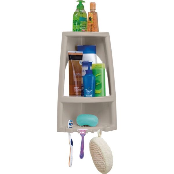 Repisa Esquinera P/Baño Ii Taupe - Rimax