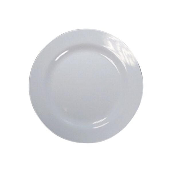 Plato Tendido Melamine 9" Blanco - Ichimatsu