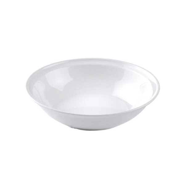 Plato Hondo Melamine 8" Blanco - Ichimatsu