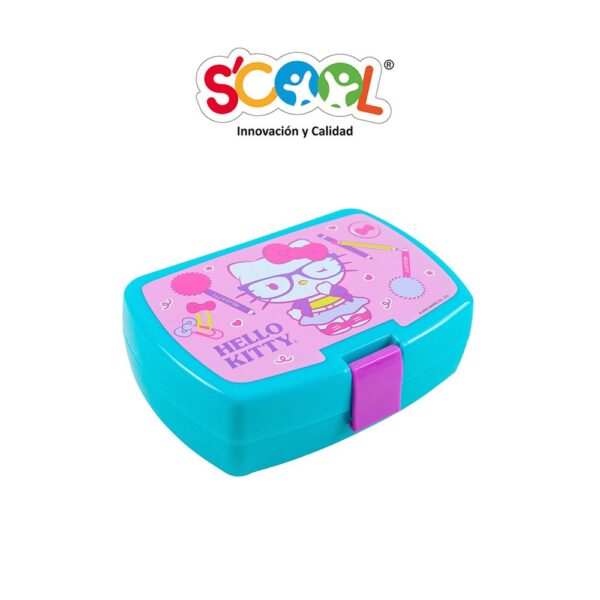 Taper Rect. 600 ml c/Broche Hello Kitty