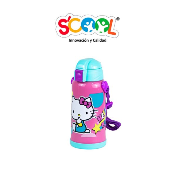 Botella Termica c/Caña Hello Kitty 300 ml
