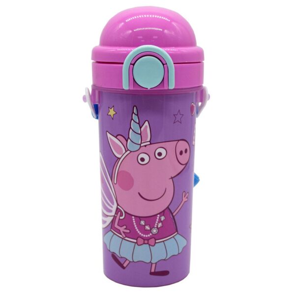 Botella Pp C/Soga 500Ml Peppa Pig Niña