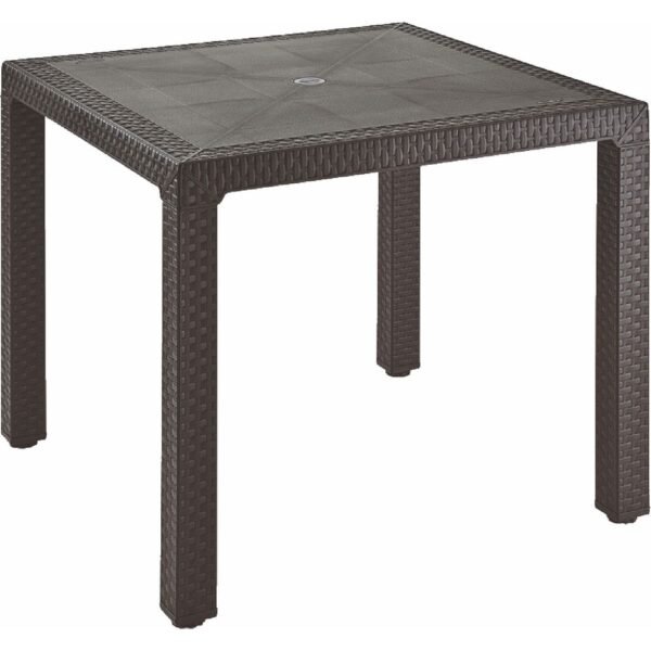 Mesa Eterna Wengue 80.5X80.5X72.5Cm Alto