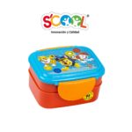 Taper Rect. Lonch c/Cubiertos Paw Patrol Niño