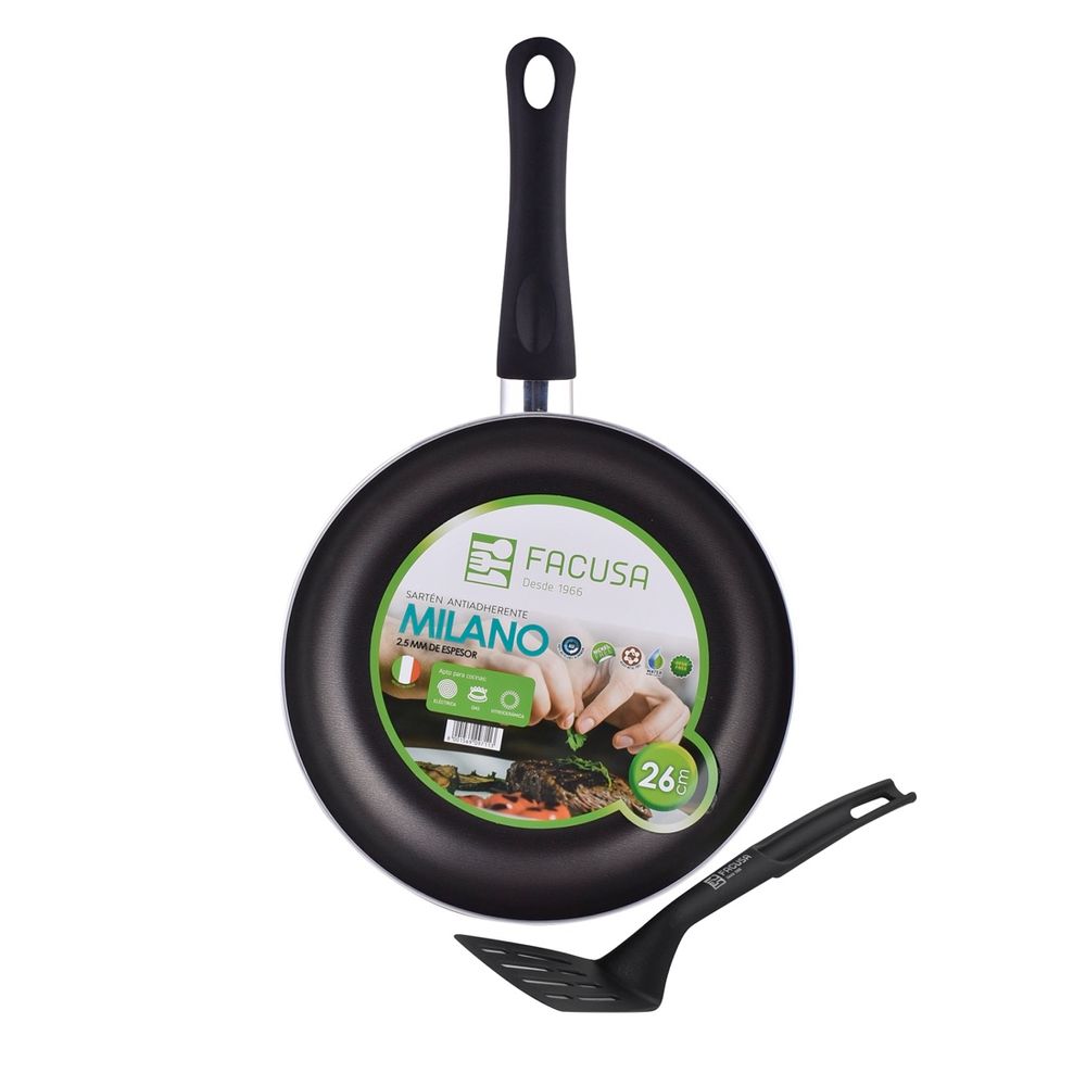 75145646-1.jpg Sarten Antiad. Nova 26Cm +Espat. Nylon 4 - Facusa - Imagen 1