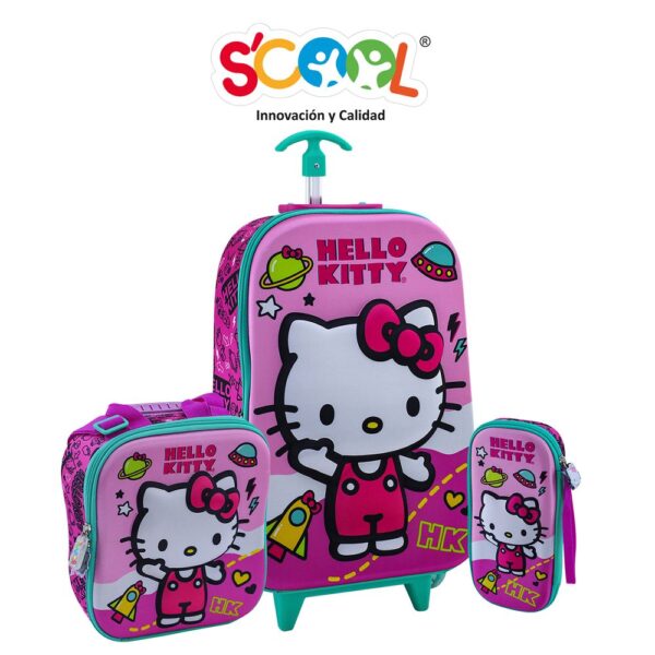 Ranger Hello Kitty Set Maleta Eva 3D Full