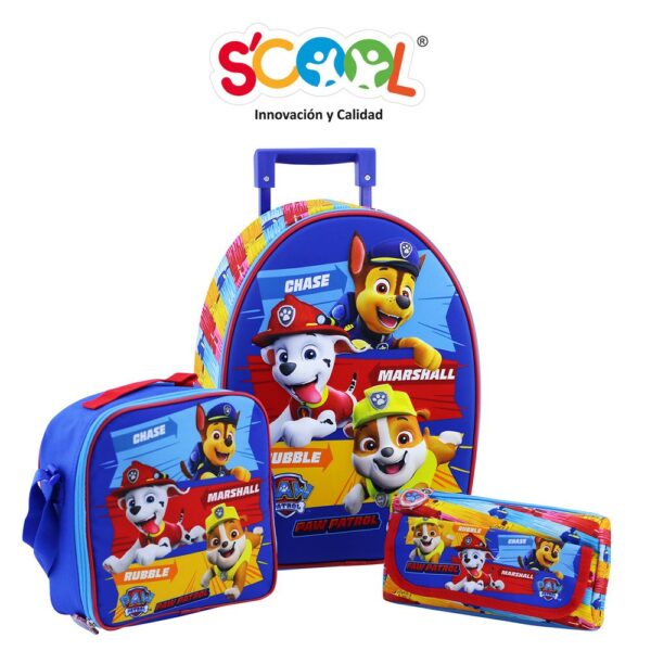 Set Ranger Maleta Eva 3D Med. Paw Patrol Niño