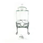 Dispensador De Vidrio Cuad. 6 Lt C/Rack
