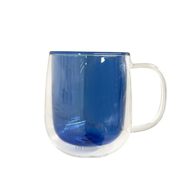 Taza De Vidrio De Borosilicato Sky Azul 280Ml