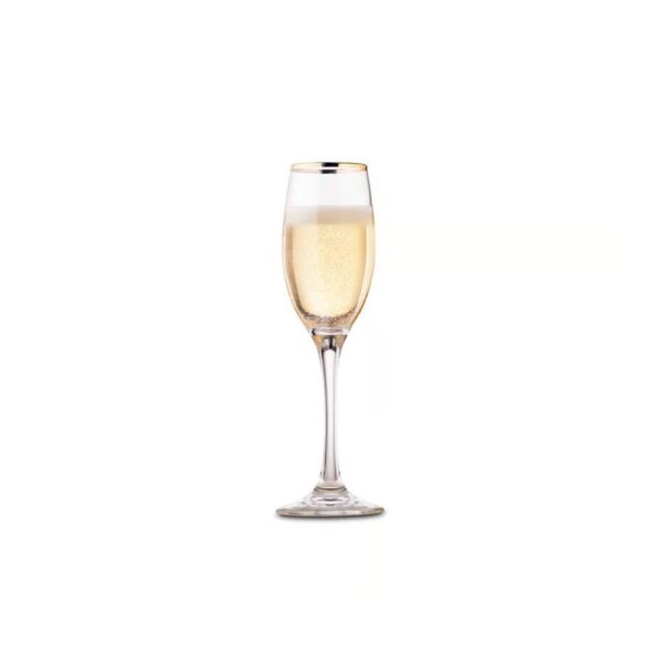 Set x6 Copas Champagne Ibiza Gold